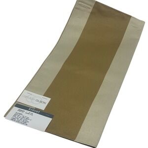 Candice Olson Kravet Fabric Sample Golden Kiss‎ Stripe Rayon Blend Beige/Brown